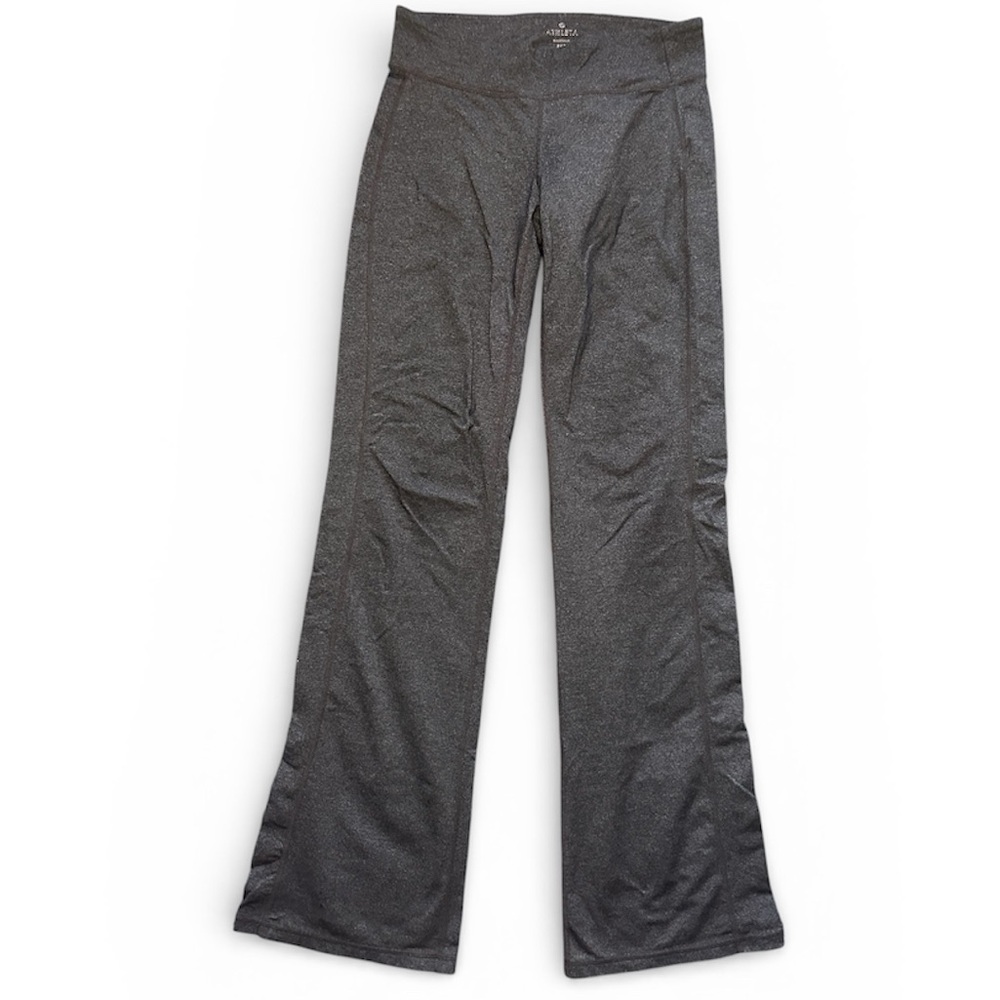 Athleta Gray Bootcut Leg Leggings Medium Tall